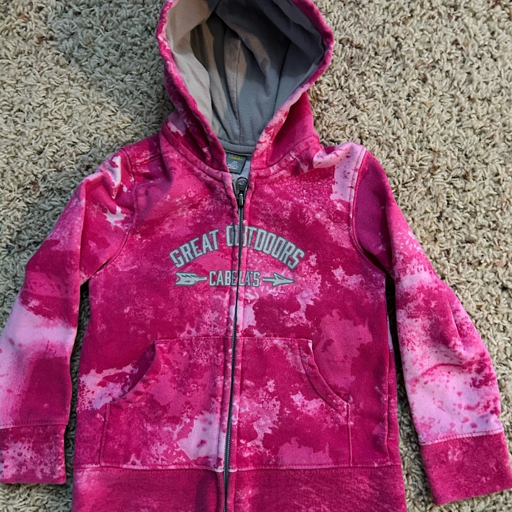 Cabela's Pink Kids Hoodie
